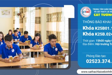 THÔNG BÁO KHAI GIẢNG KHÓA B1, B ngày 04/12/2025